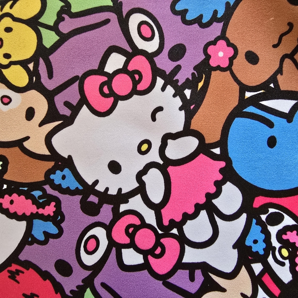 Blackmilk Sanrio All Stars HWMF Leggings Size M NWOT Hello Kitty & Gudetama - Picture 7 of 13